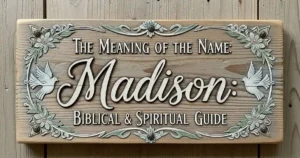 The Meaning of the Name Madison