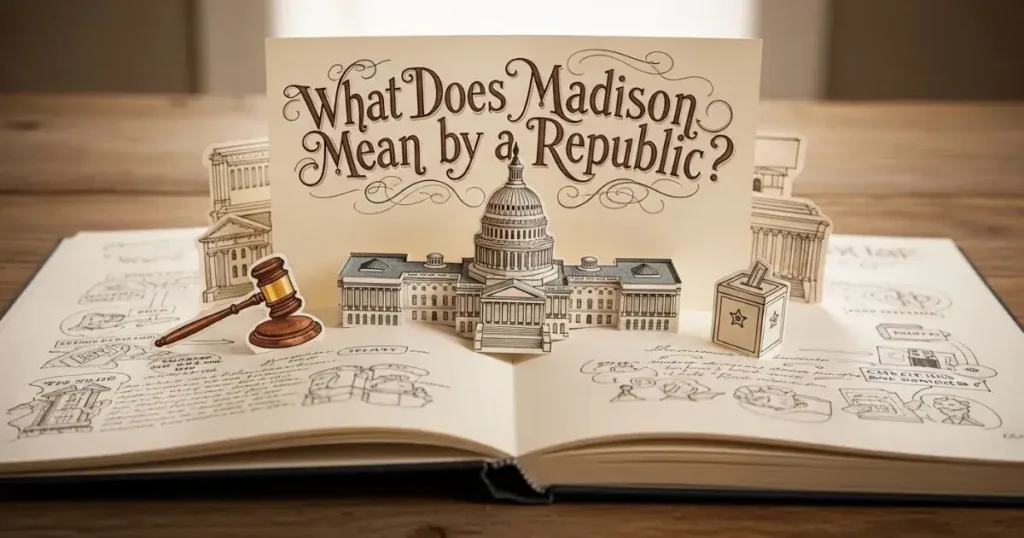 What Does Madison Mean by a Republic
