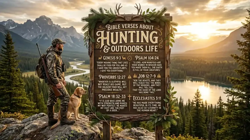 bible verse about hunting animals