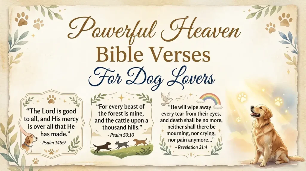 bible verses about dogs going to heaven