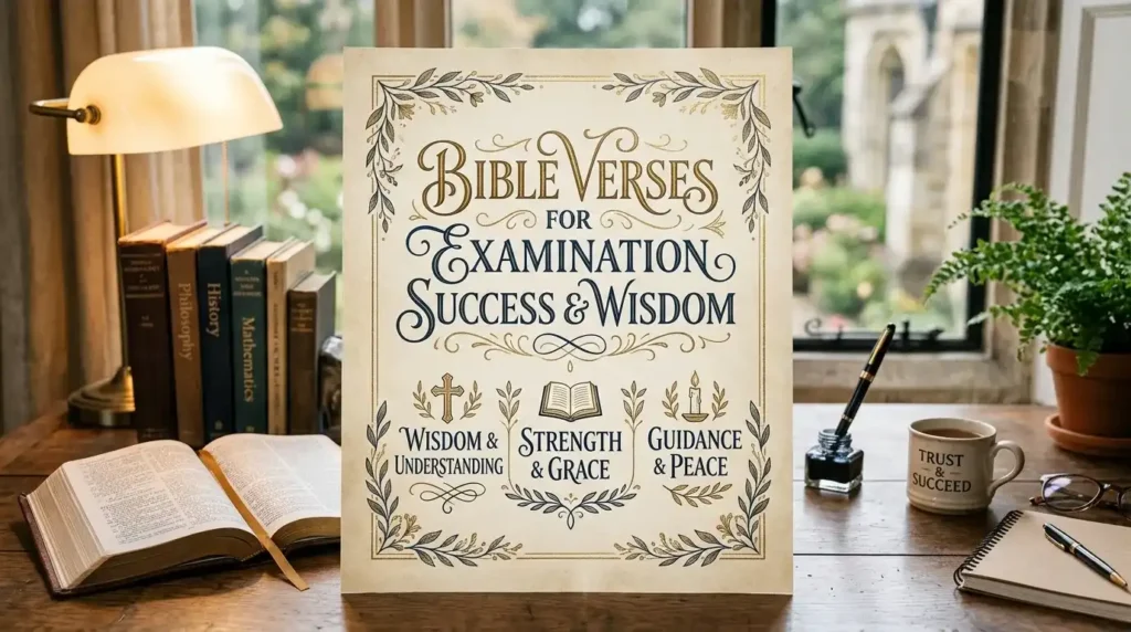 bible verses for examination success