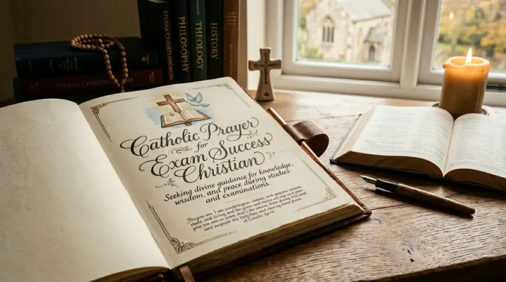 catholic prayer for exam success
