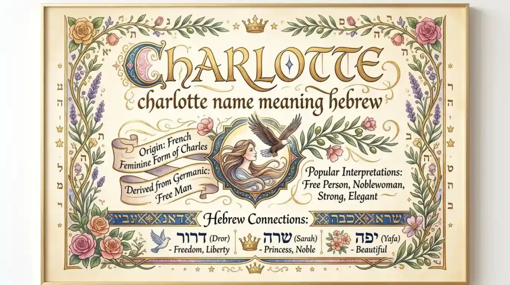 charlotte name meaning hebrew