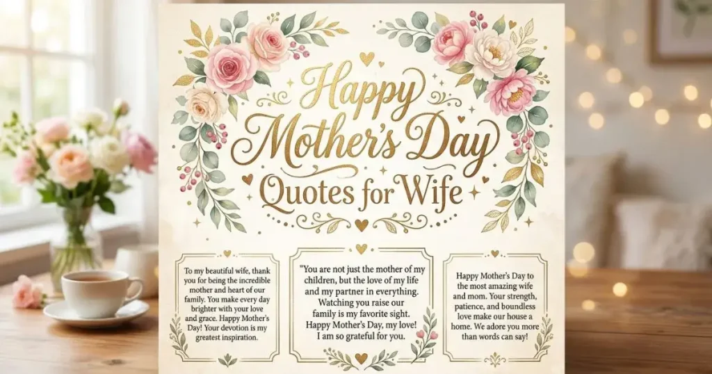 Happy Mothers Day Quotes for Wife