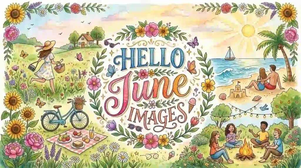 hello june images