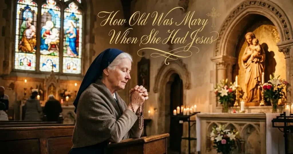 How Old Was Mary When She Had Jesus