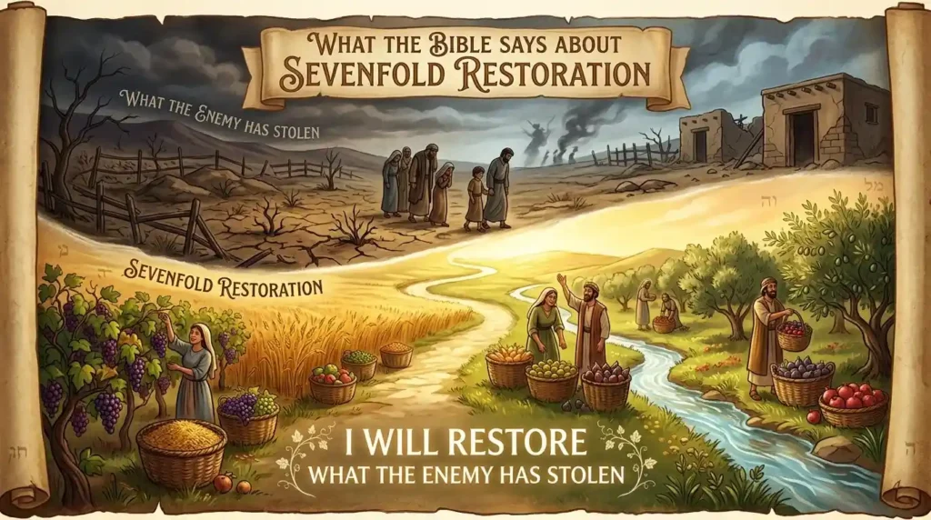 i will restore what the enemy has stolen