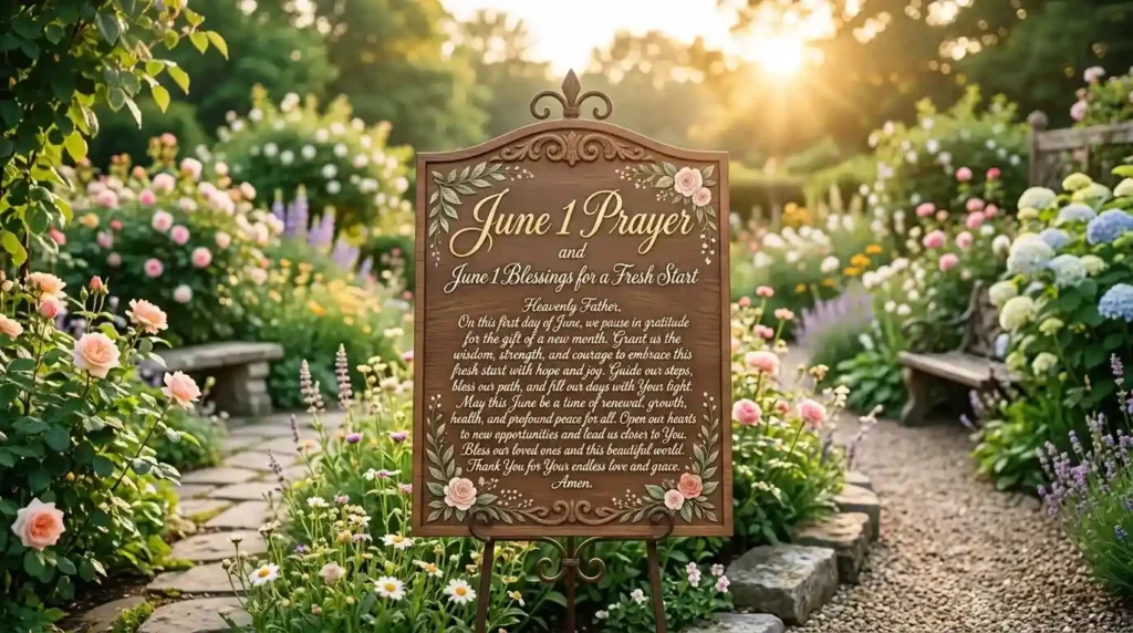June 1 prayer