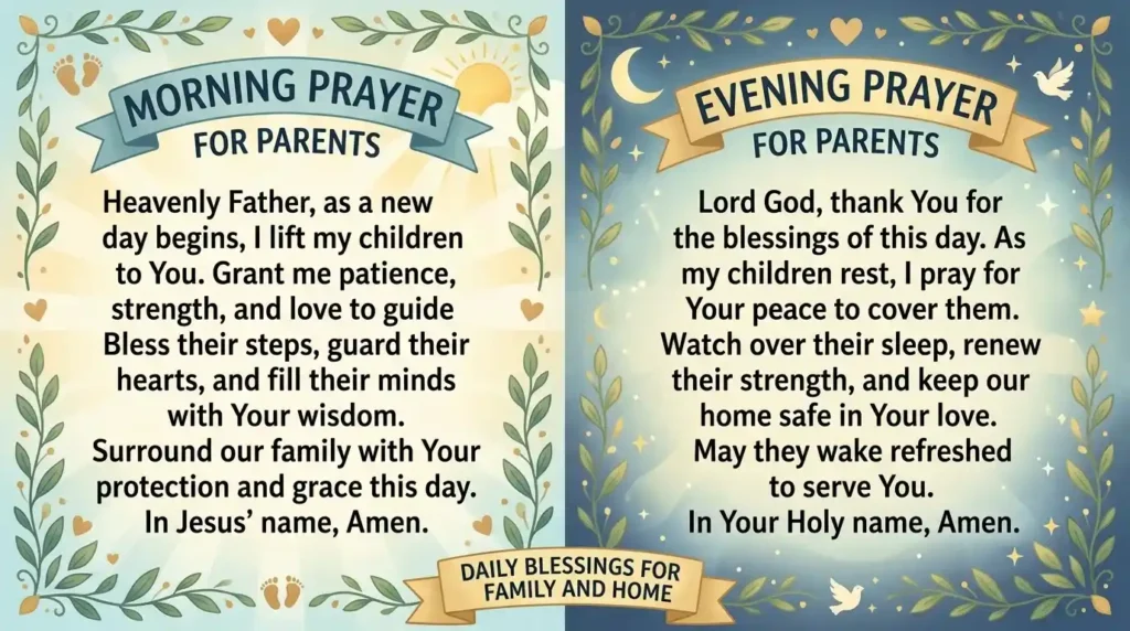 morning family prayers
