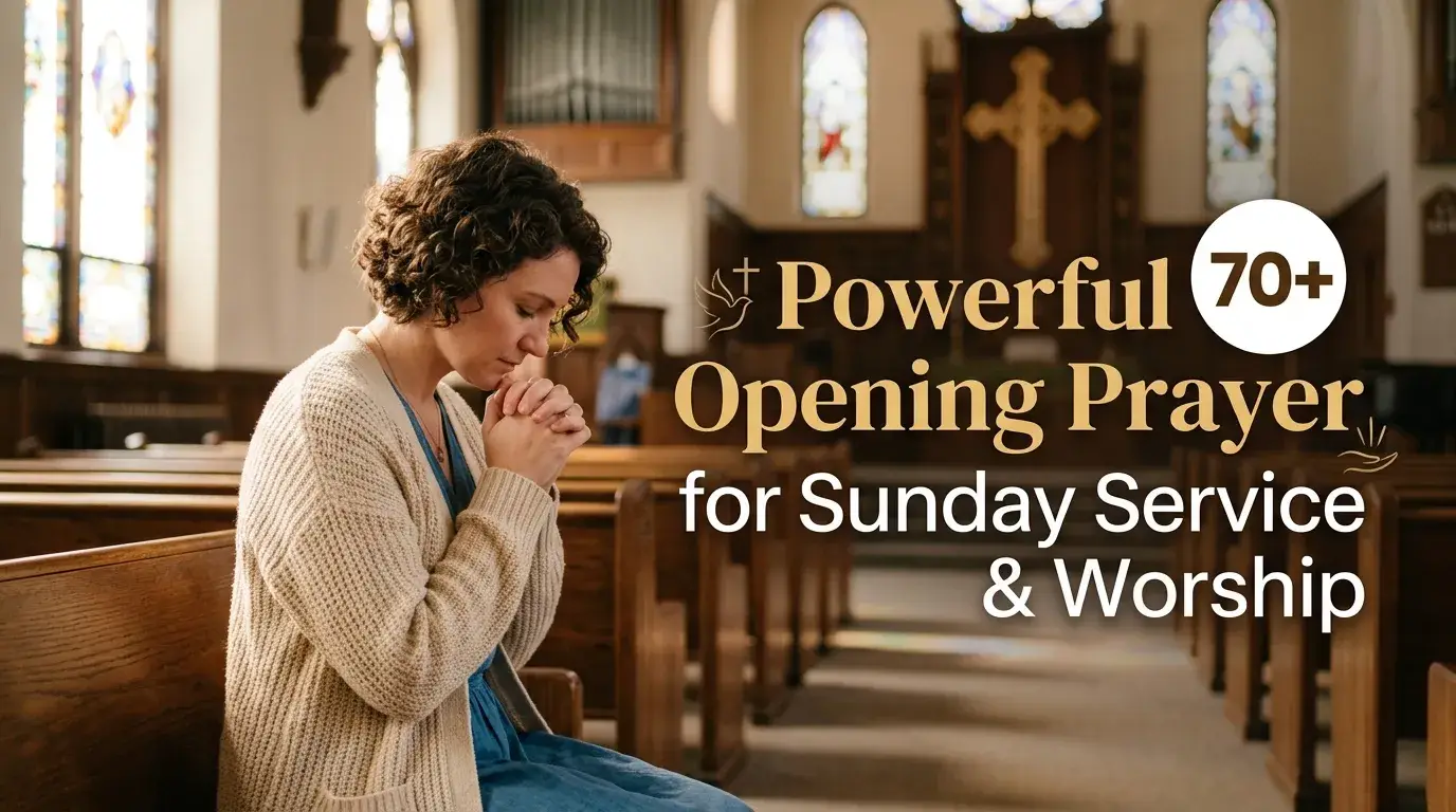 opening prayer for sunday service