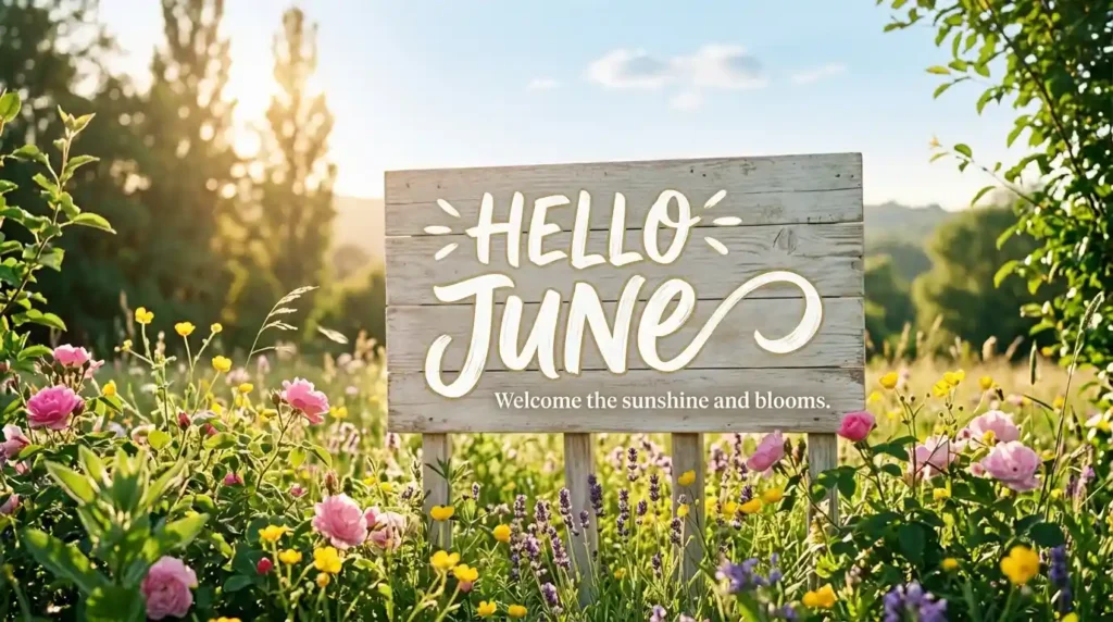 positive hello june quotes
