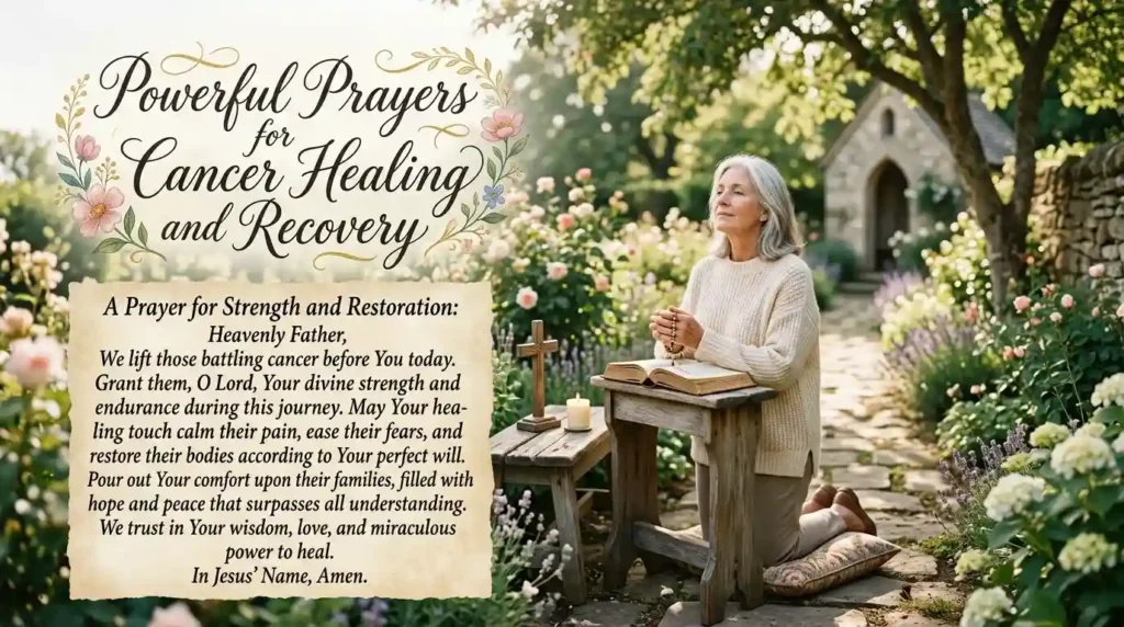 prayer for cancer healing