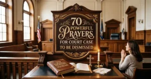 prayer for court case to be dismissed