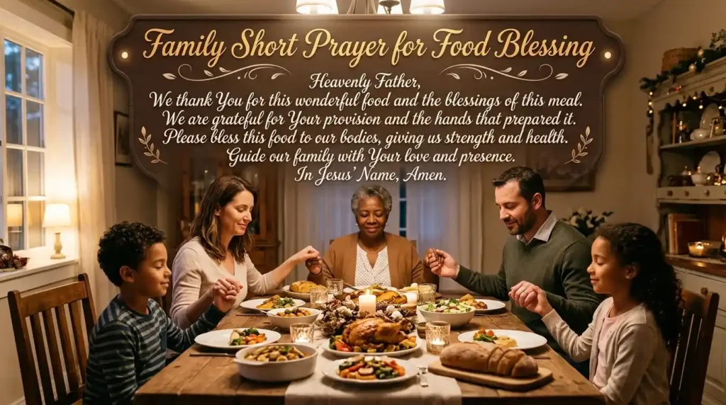 prayer for food blessing