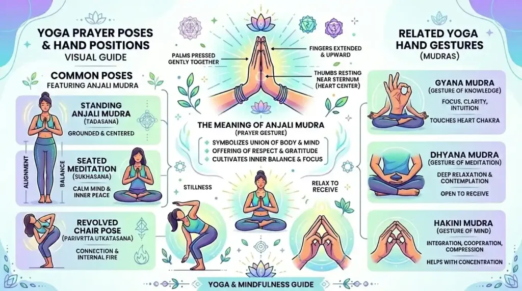 prayer pose yoga