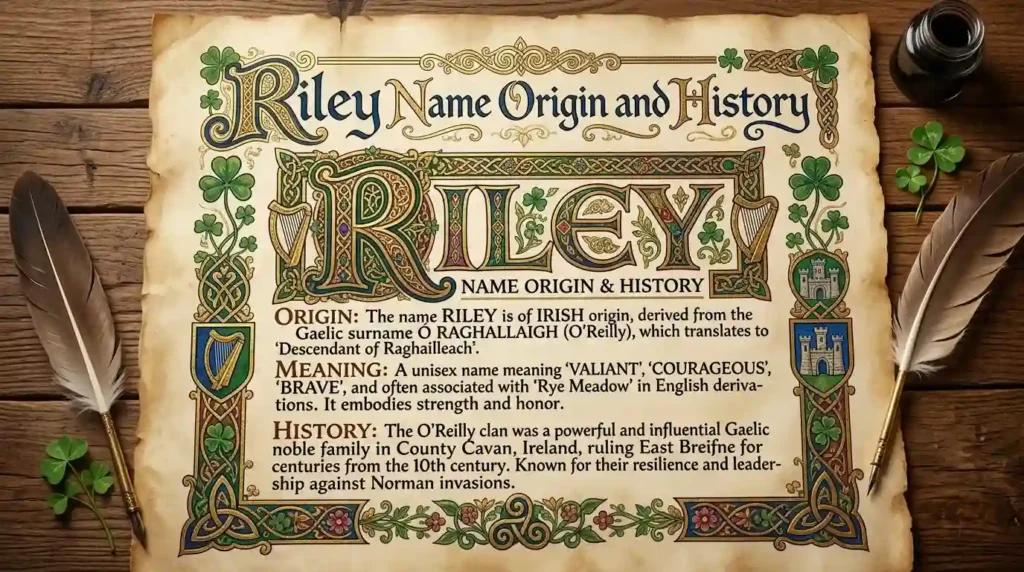 riley name meaning irish