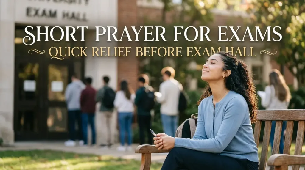 short prayer for exams