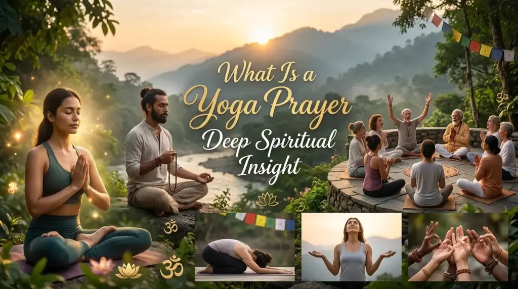 yoga prayer pose