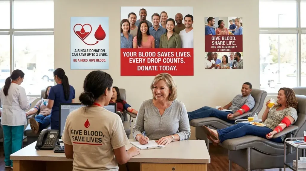 blood donation slogans