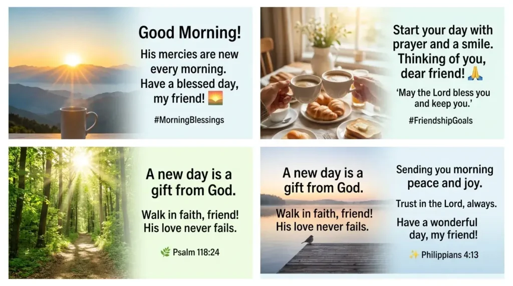 Christian Morning Quotes for Friends