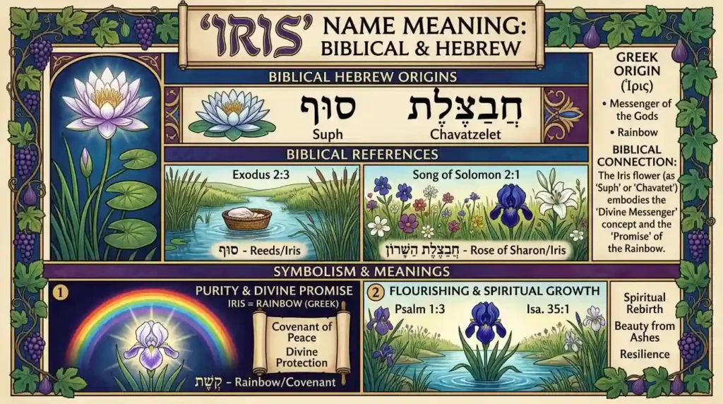 iris name meaning hebrew