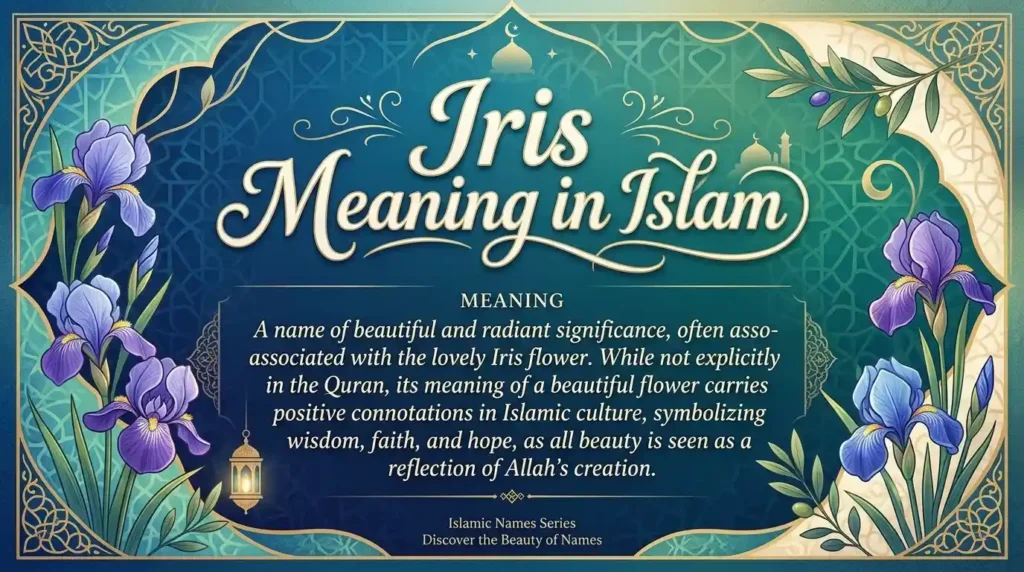 Iris Name Meaning in Islam
