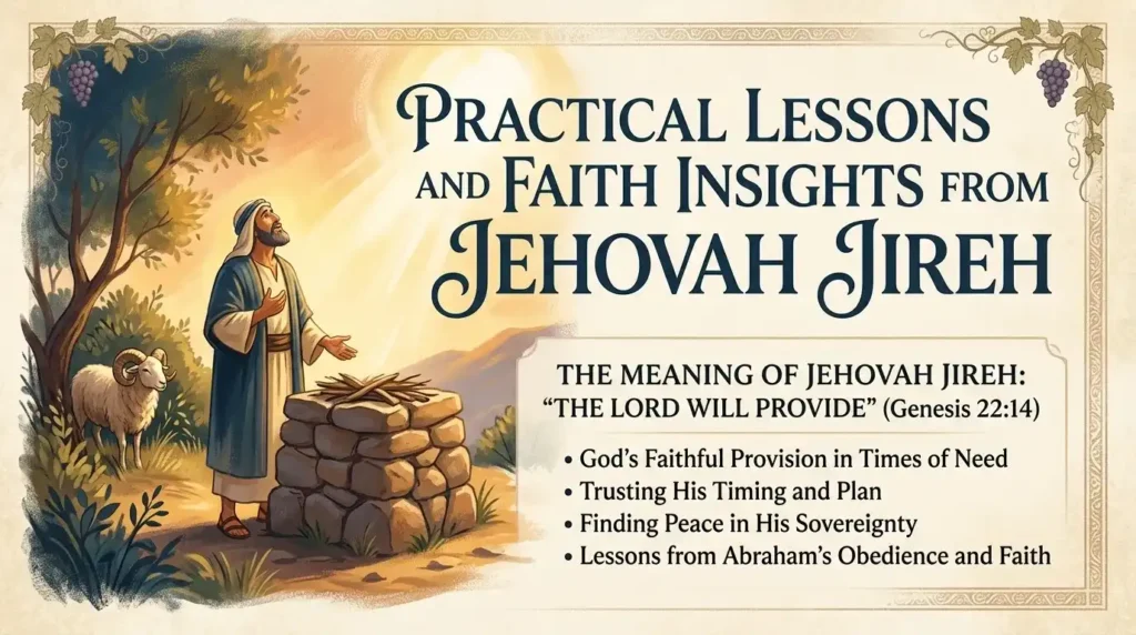 jehovah jireh meaning