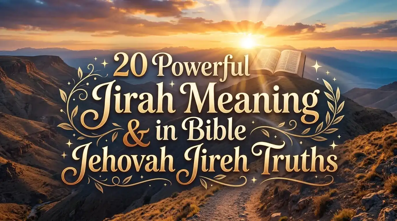 jirah meaning in bible