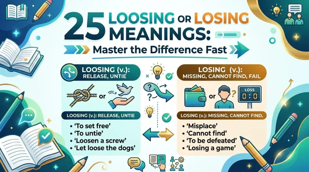 loosing meaning
