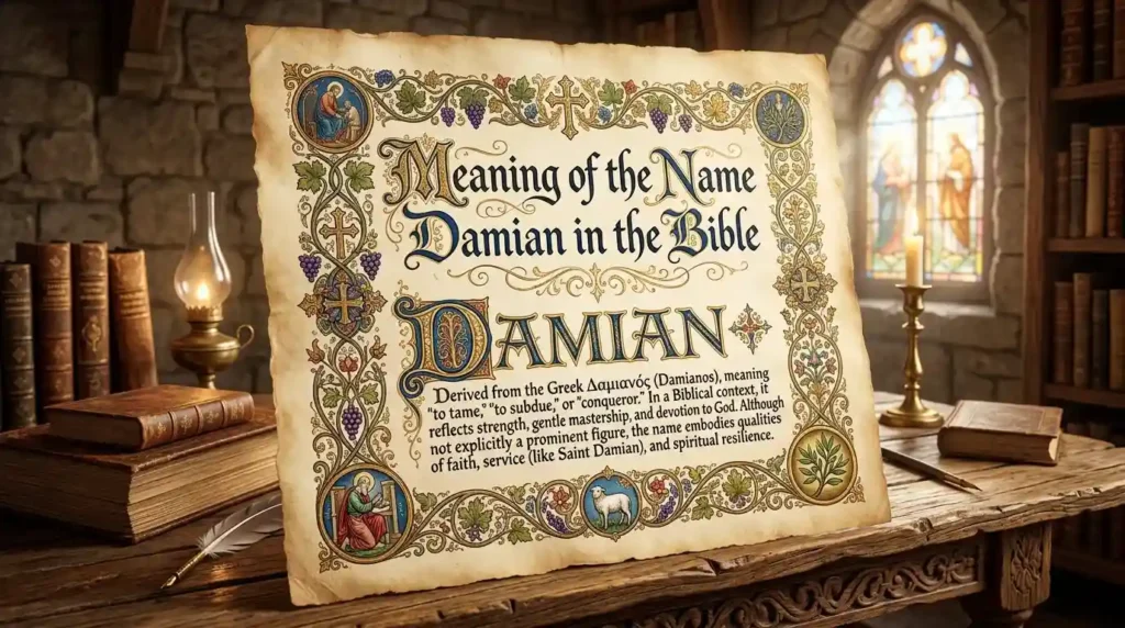meaning of the name damian in the bible