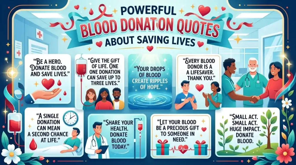 quotes about giving blood