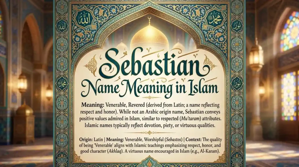 Sebastian Name Meaning Islam