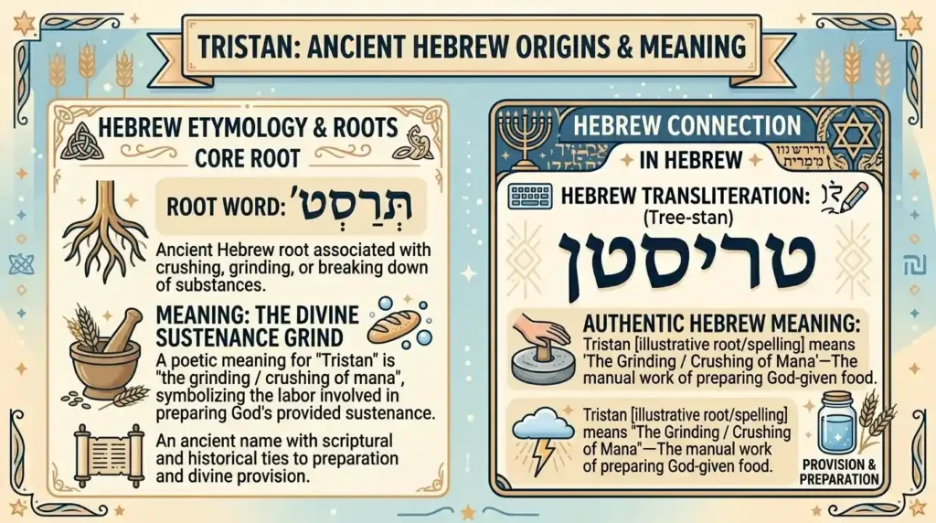 tristan name meaning hebrew