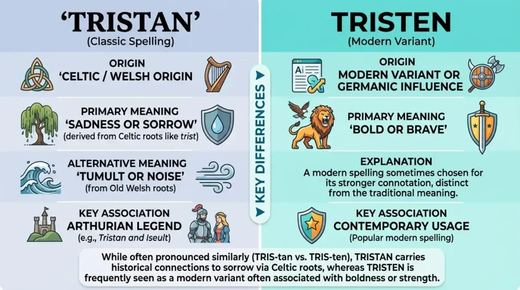 tristan vs tristen